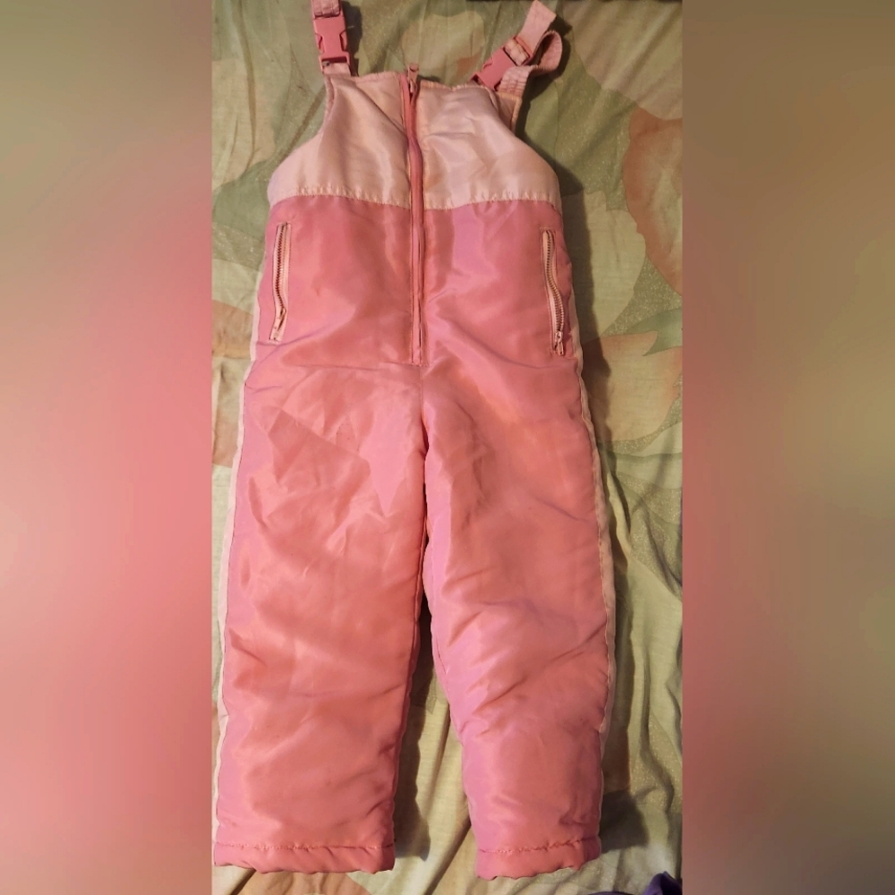 Girl's 4T Snowbibs
